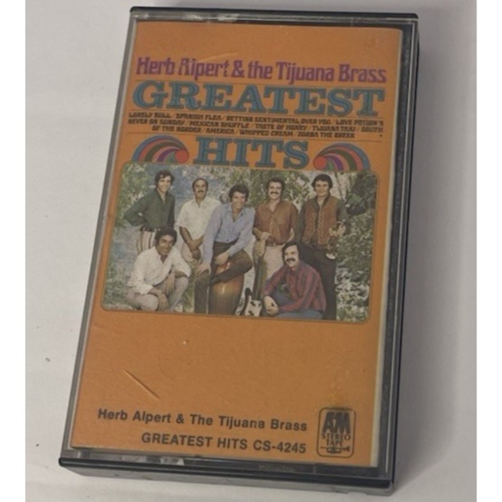 Herb Alpert Tijuana Brass Greatest Hits Cassette CS-4245 A&M Vintage 1970s
